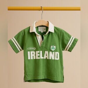 Lansdowne Kids Green Ireland Polo Shirt